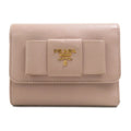 Prada Trifold Wallet Beige