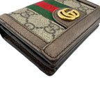 Gucci Compact Wallet Double GG Ophidia Supreme Bifold — view 3