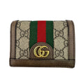 Gucci Compact Wallet Double GG Ophidia Supreme Bifold