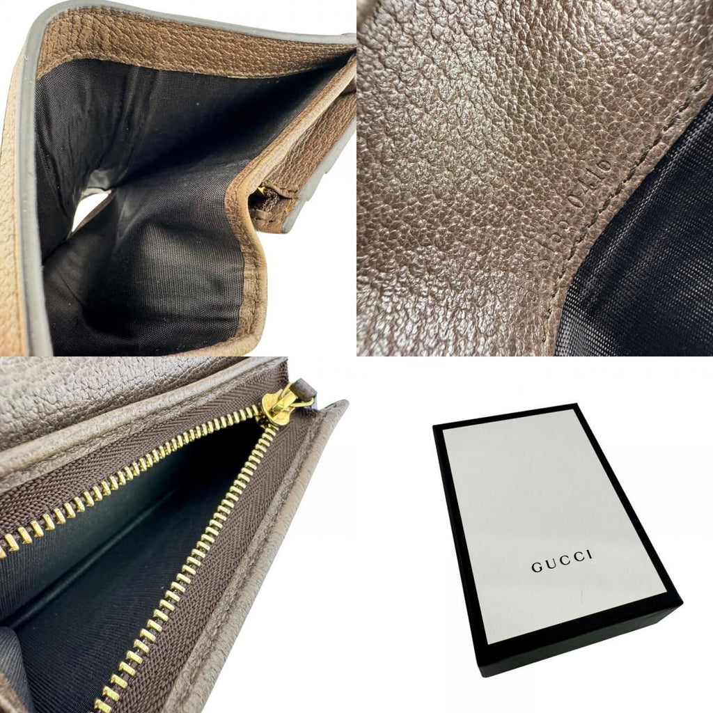 Gucci Compact Wallet Double GG Ophidia Supreme Bifold — view 8