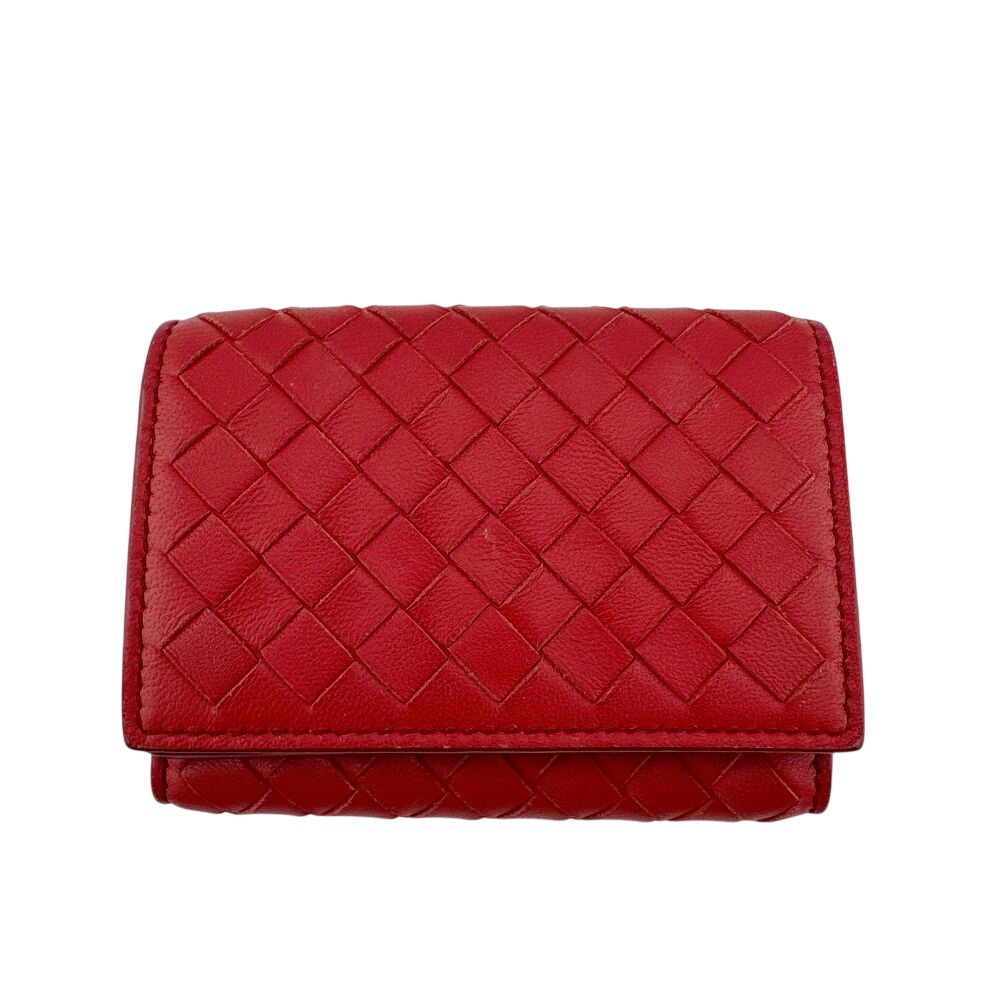Bottega Veneta Compact Wallet Intrecciato Trifold