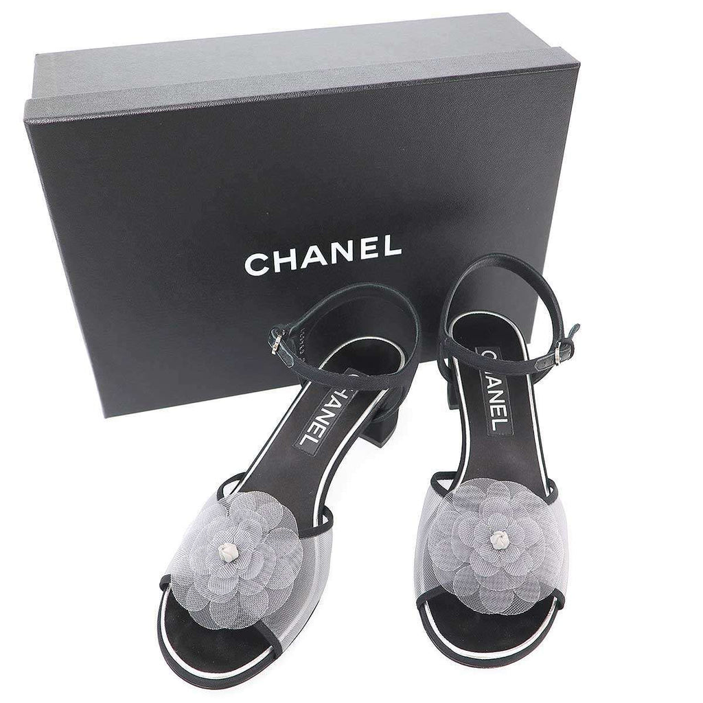 Chanel tola Heel Black