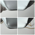 Celine Triomphe lepouch Shoulder Bag Blue — view 8