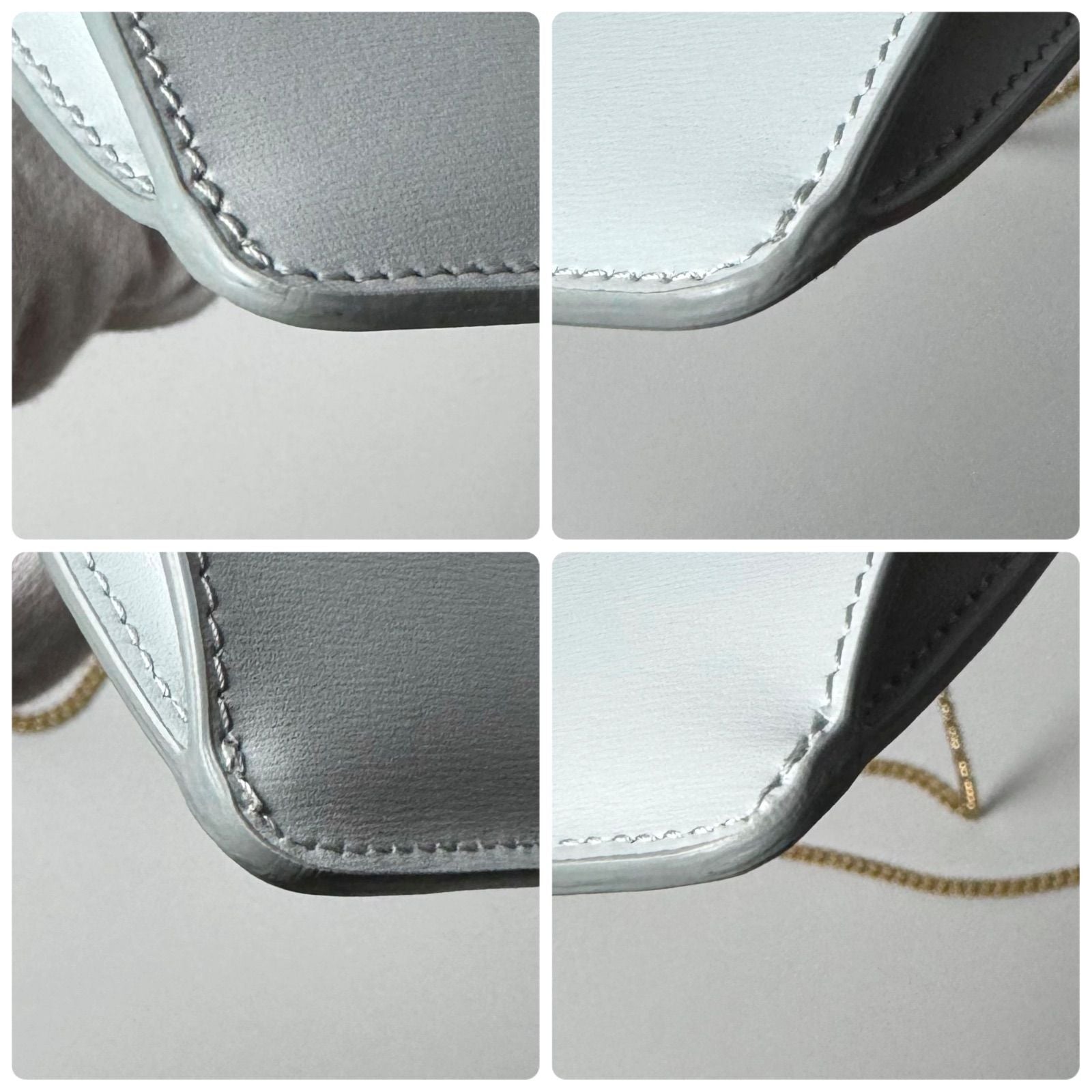 Celine Triomphe lepouch Shoulder Bag Blue — view 8