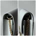 Celine Triomphe lepouch Shoulder Bag Blue — view 7