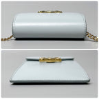 Celine Triomphe lepouch Shoulder Bag Blue — view 5