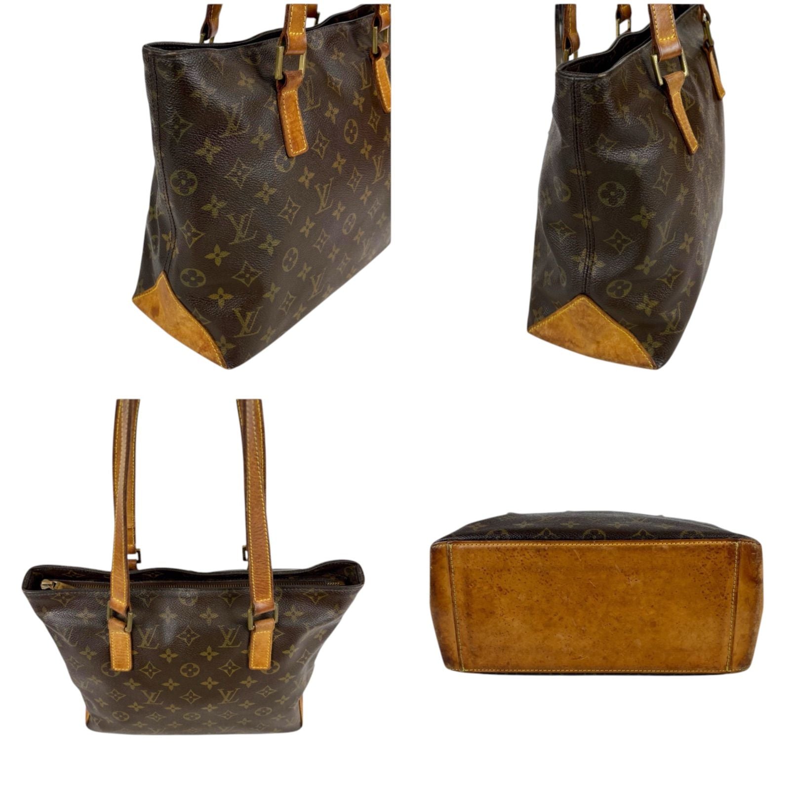 Louis Vuitton Cabas Piano Tote Monogram Lambskin Brown Shoulder — view 4