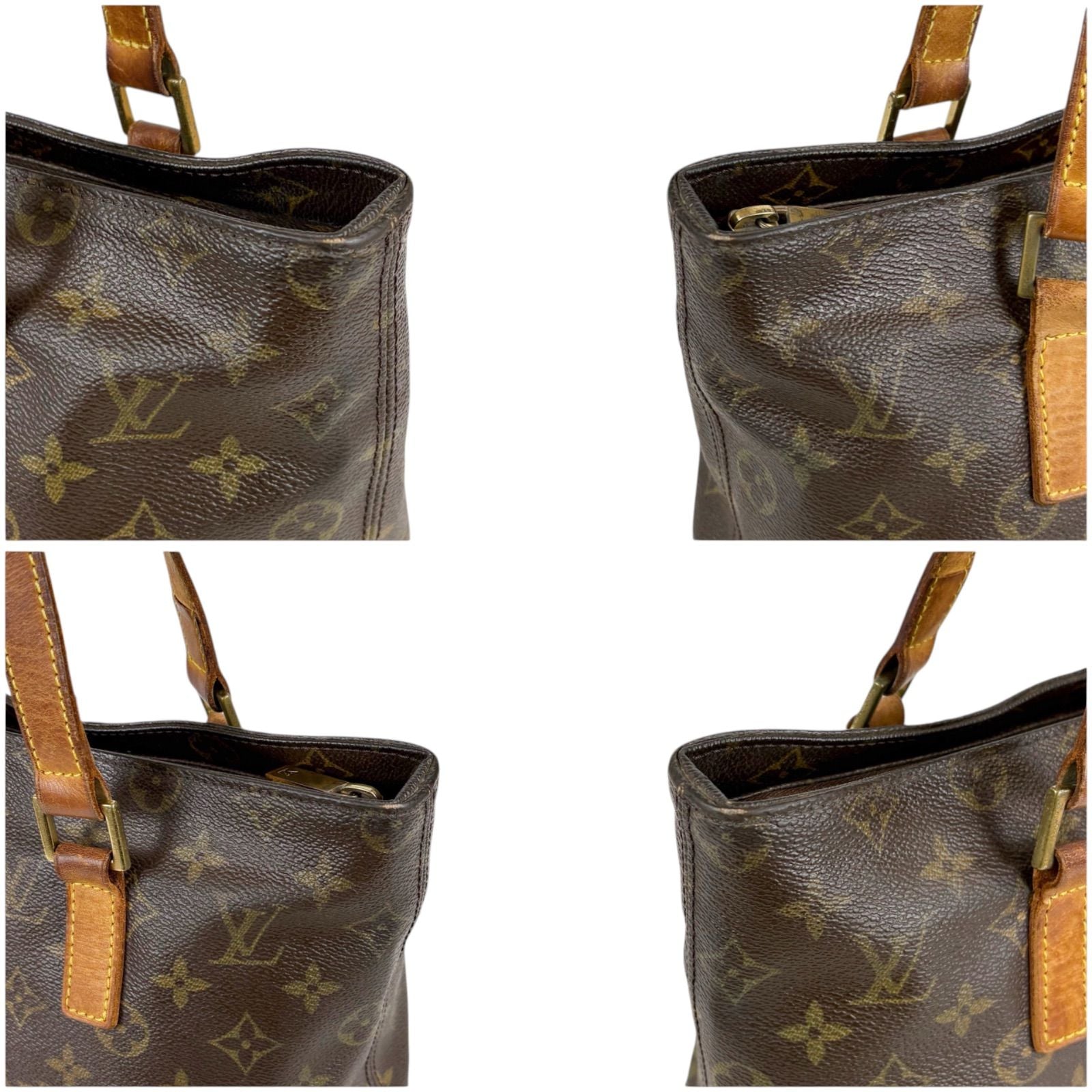 Louis Vuitton Cabas Piano Tote Monogram Lambskin Brown Shoulder — view 5