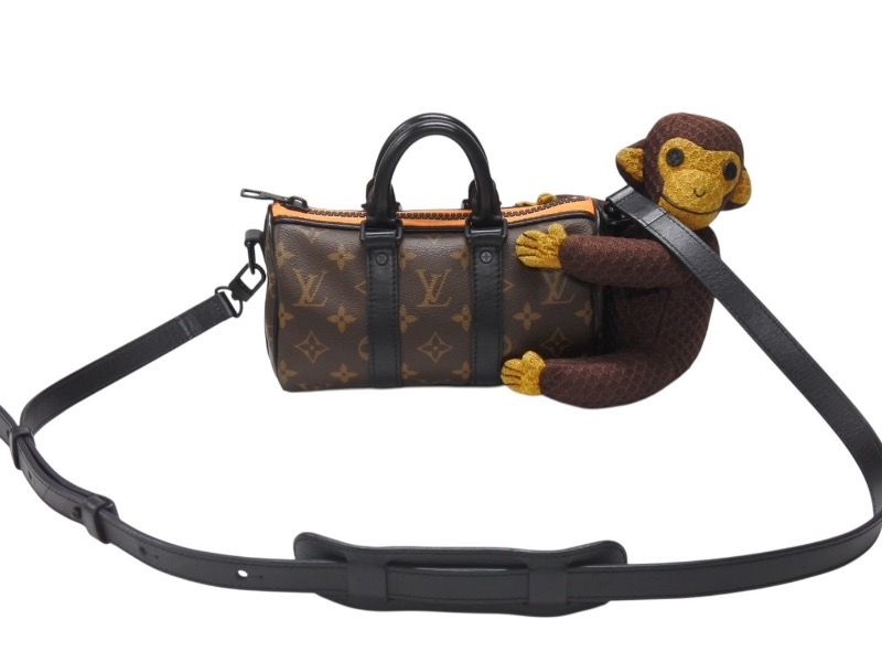 Louis Vuitton Monogram LV Friend Keepall XS Monkey 2-Way Brown