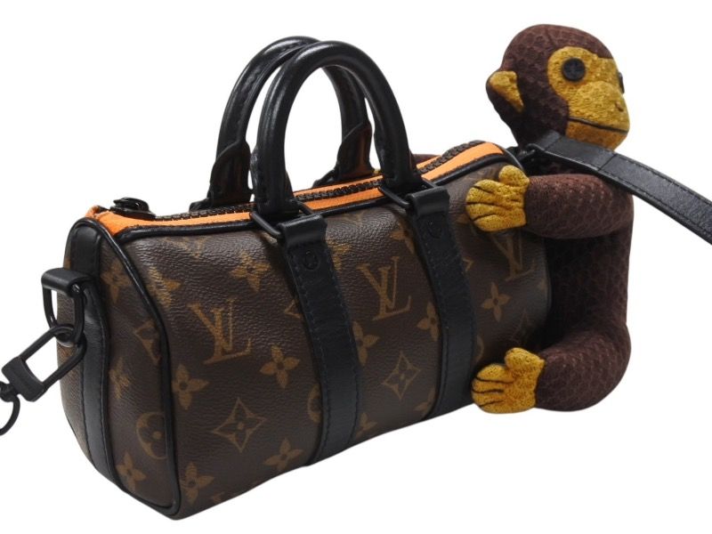 Louis Vuitton Monogram LV Friend Keepall XS Monkey 2-Way Brown — view 4