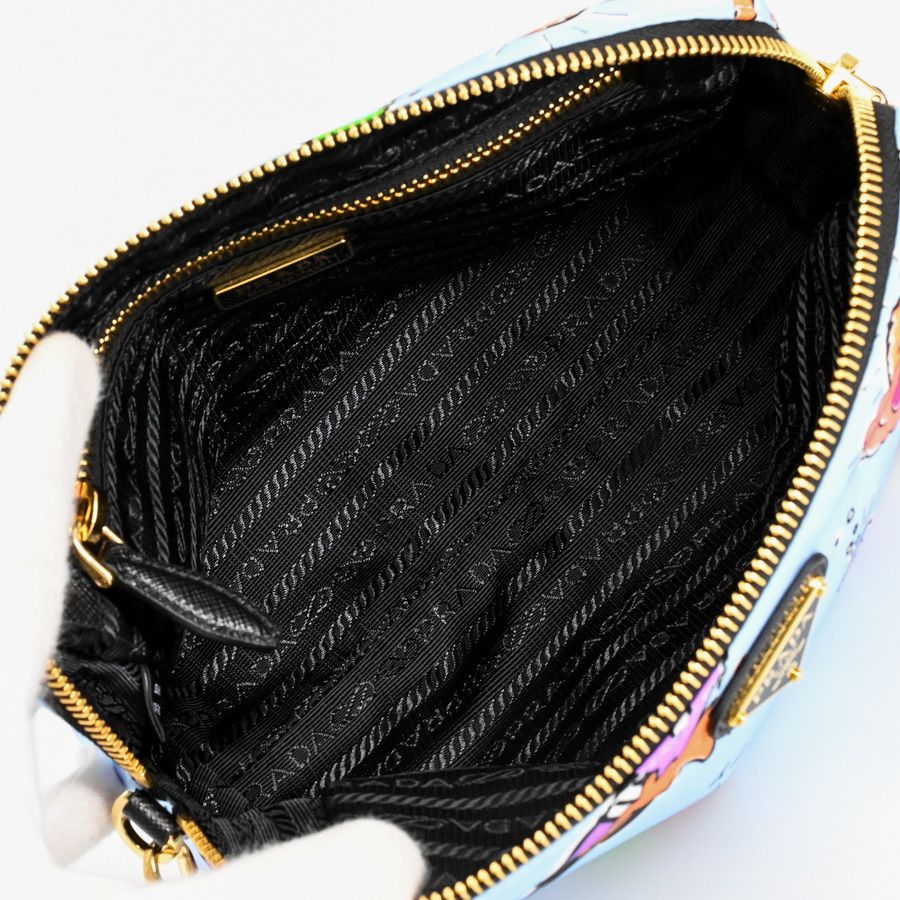 Prada Pouch Cosmetic Blue — view 4