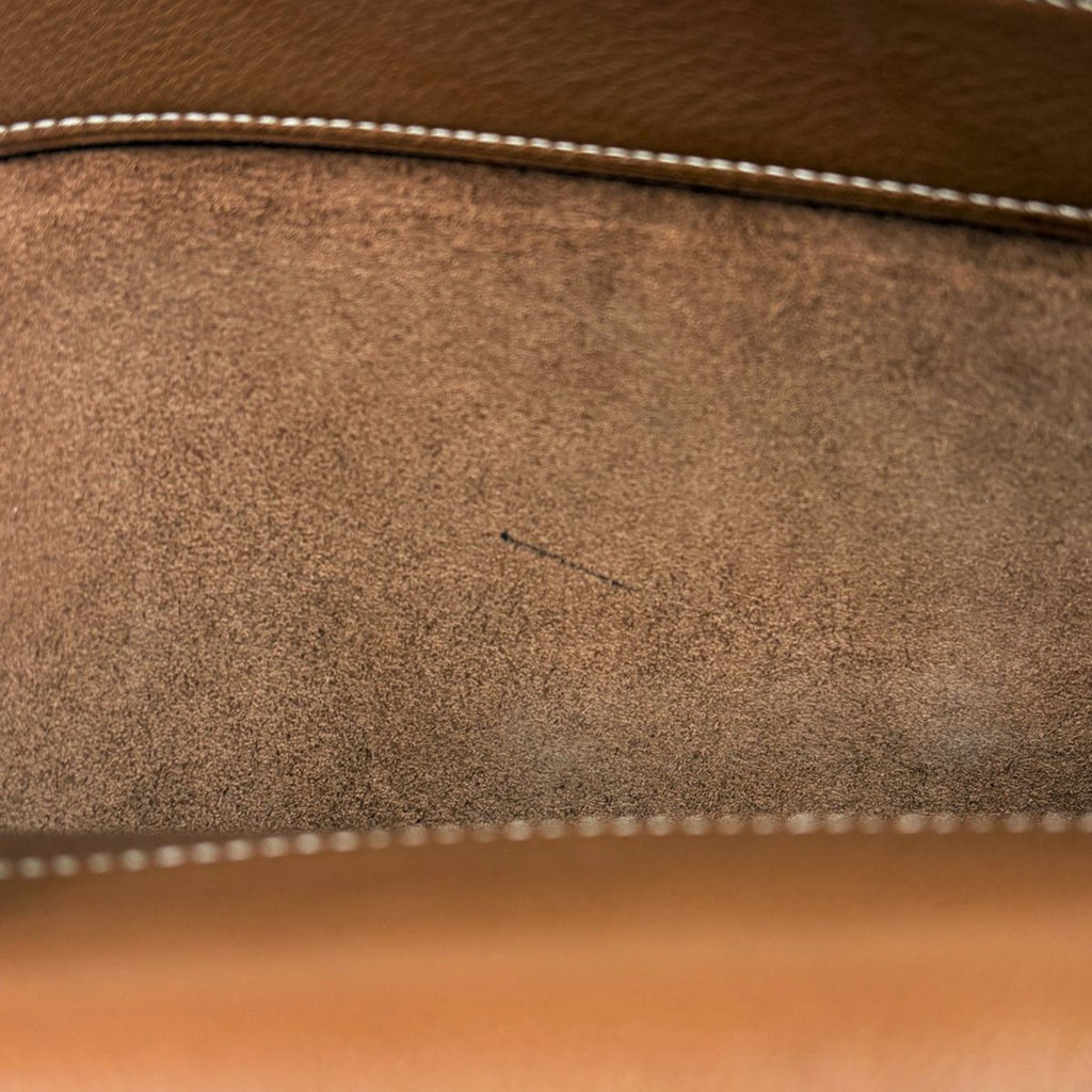 Hermes Clutch Leather Brown — view 6
