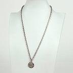 Gucci GG Logo Che Necklace Interlocking 925 Sterling Silver — view 5
