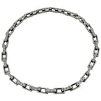 Louis Vuitton Che Monogram Necklace Tale Silver