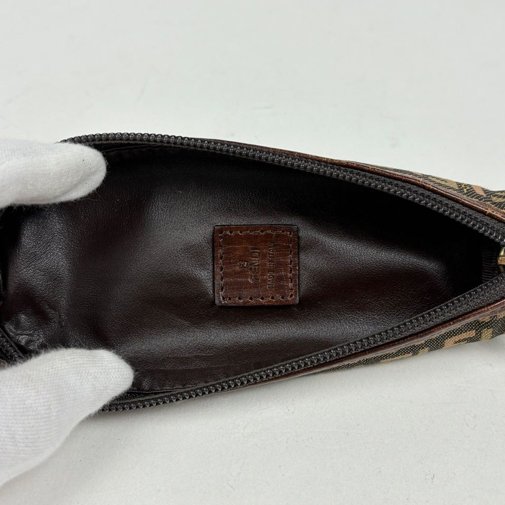 Fendi of Pouch KeAccessory Case Anine pouch Canvas Brown — view 5