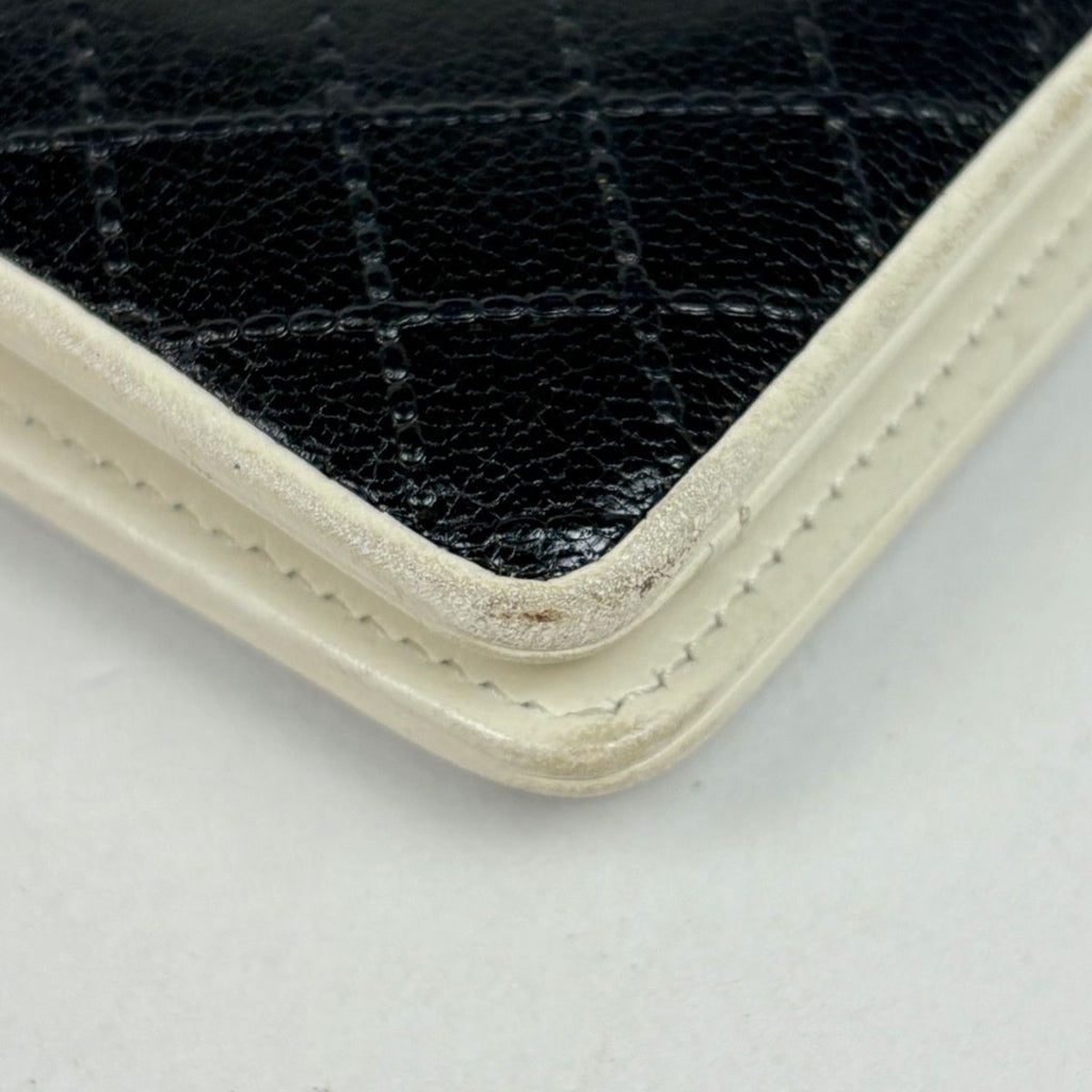 Chanel Kob Wallet CC Logo Leather Black — view 3