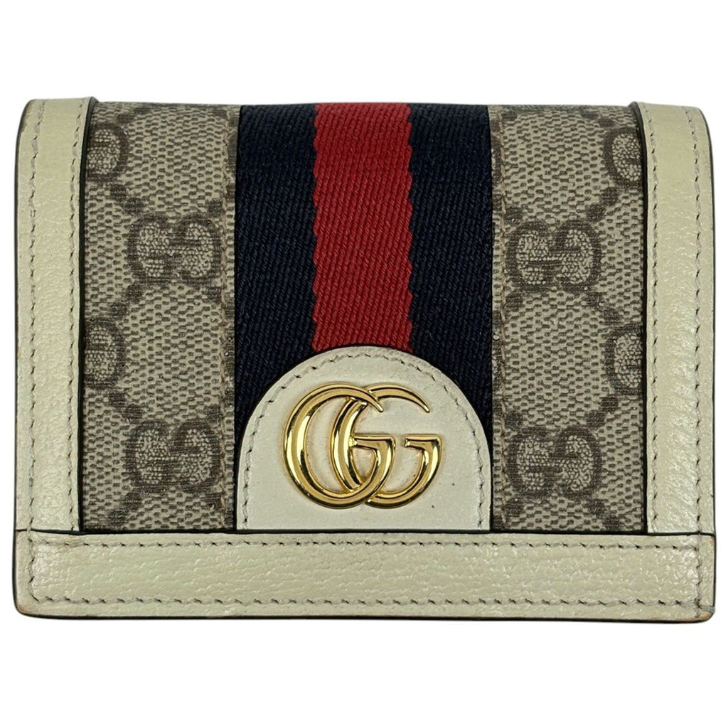 Gucci GG Wallet Sherry Line Beige