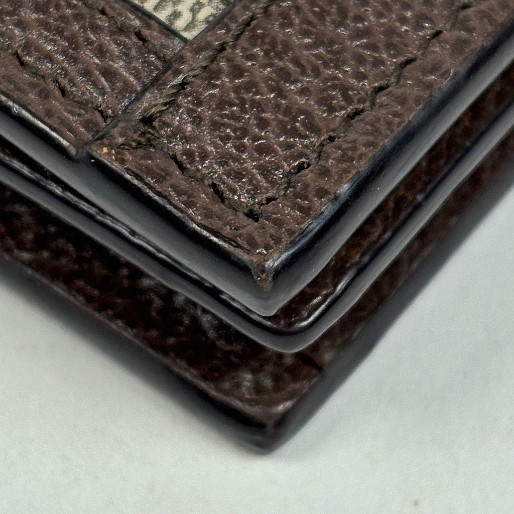 Gucci GG reto Double Sherry Line Wallet Brown — view 3