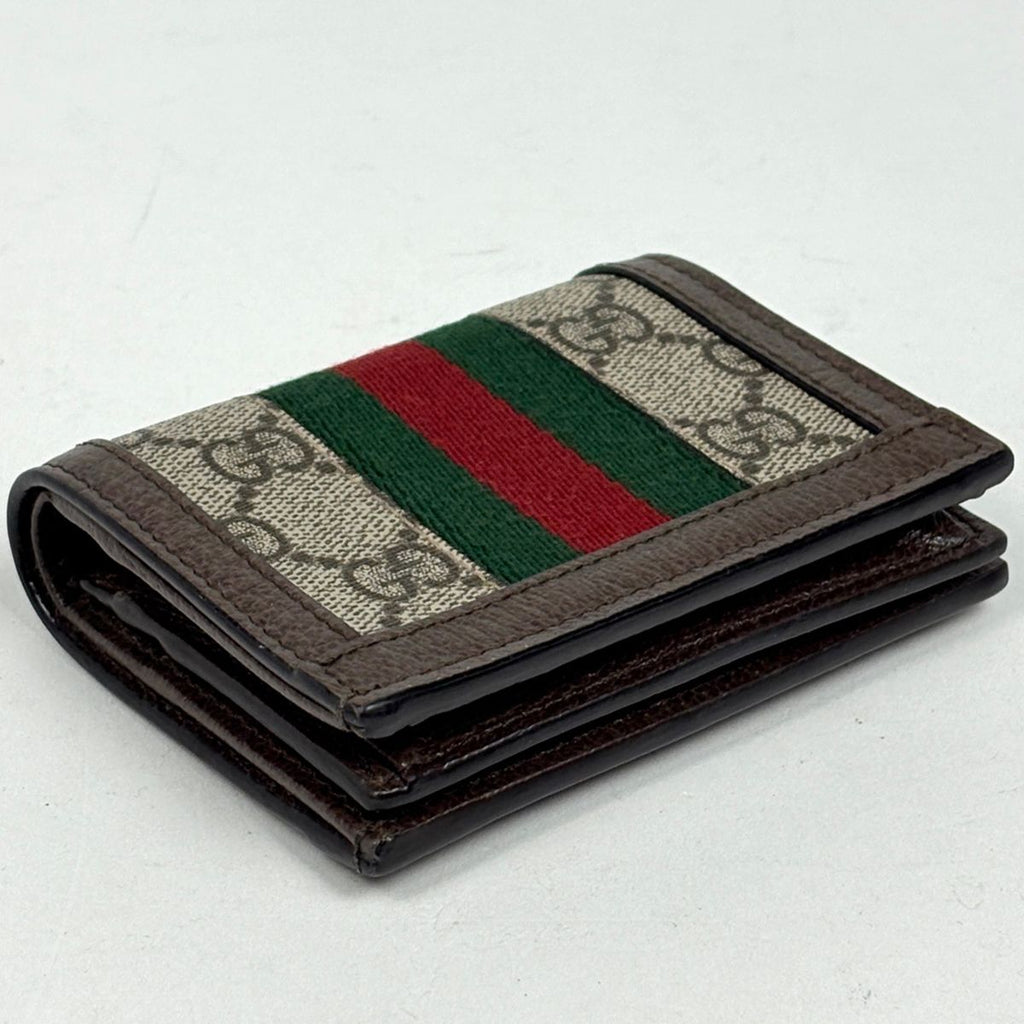 Gucci GG reto Double Sherry Line Wallet Brown — view 2