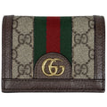 Gucci GG reto Double Sherry Line Wallet Brown