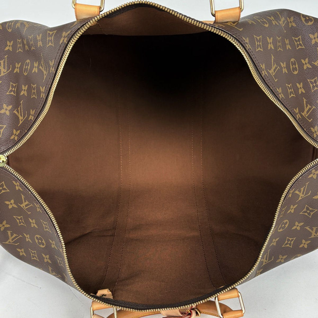 Louis Vuitton Keepall Bandouliere 60 Monogram Brown — view 8