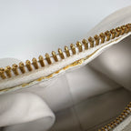 Bottega Veneta Double Ofto Shoulder Bag Leather White — view 8