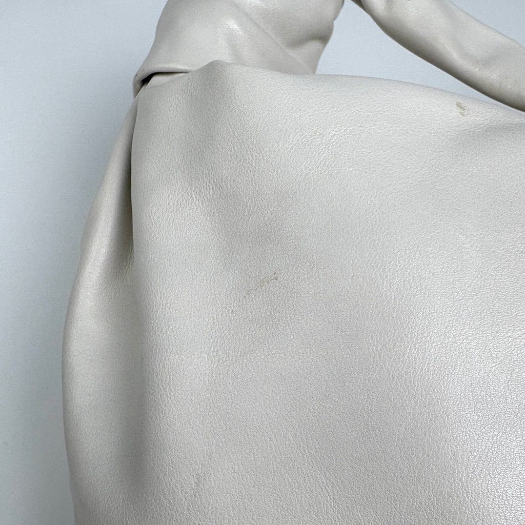 Bottega Veneta Double Ofto Shoulder Bag Leather White — view 6