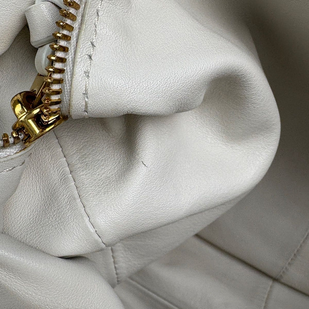 Bottega Veneta Double Ofto Shoulder Bag Leather White — view 9