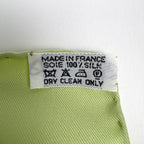 Hermes Carre 90 Des Fleurs Pour Dire Scarf Silk togreen Yellow — view 2