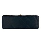 Chanel Mini Quilted Che Shoulder Bag CC Logo Black — view 5