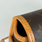 Louis Vuitton Sologne Crossbody Shoulder Bag Monogram Brown — view 6