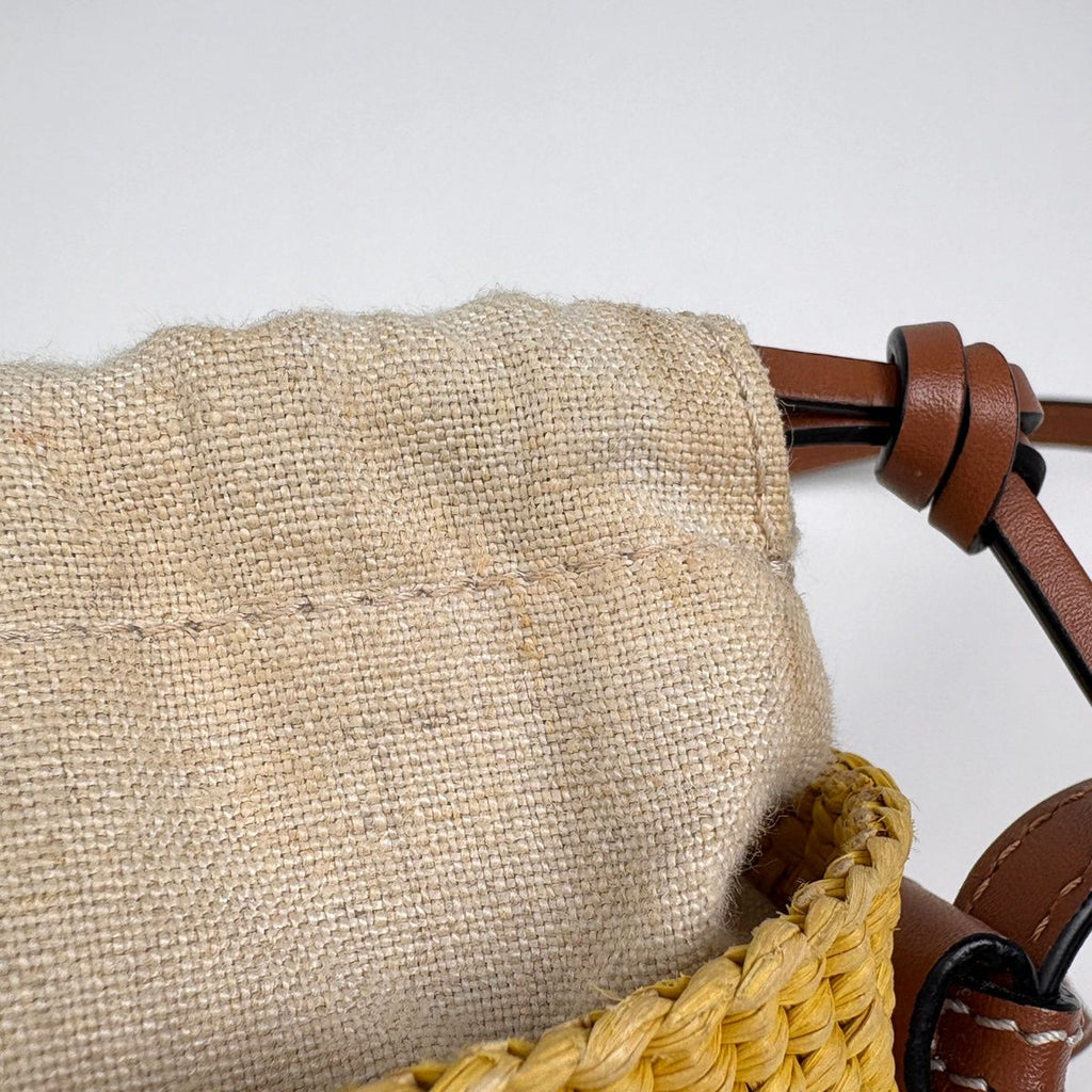 Loewe keto Shoulder Bag Anagram Yellow Brown — view 7
