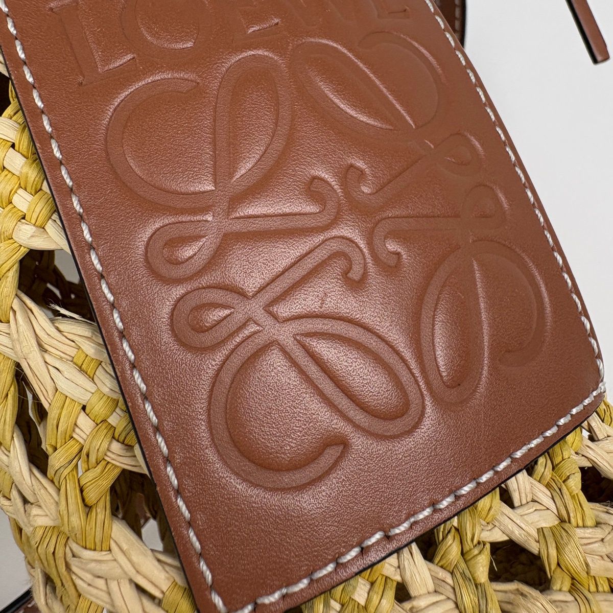 Loewe keto Shoulder Bag Anagram Yellow Brown — view 6