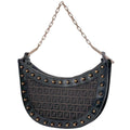 Fendi ofpattern Che Shoulder Bag Canvas Brown