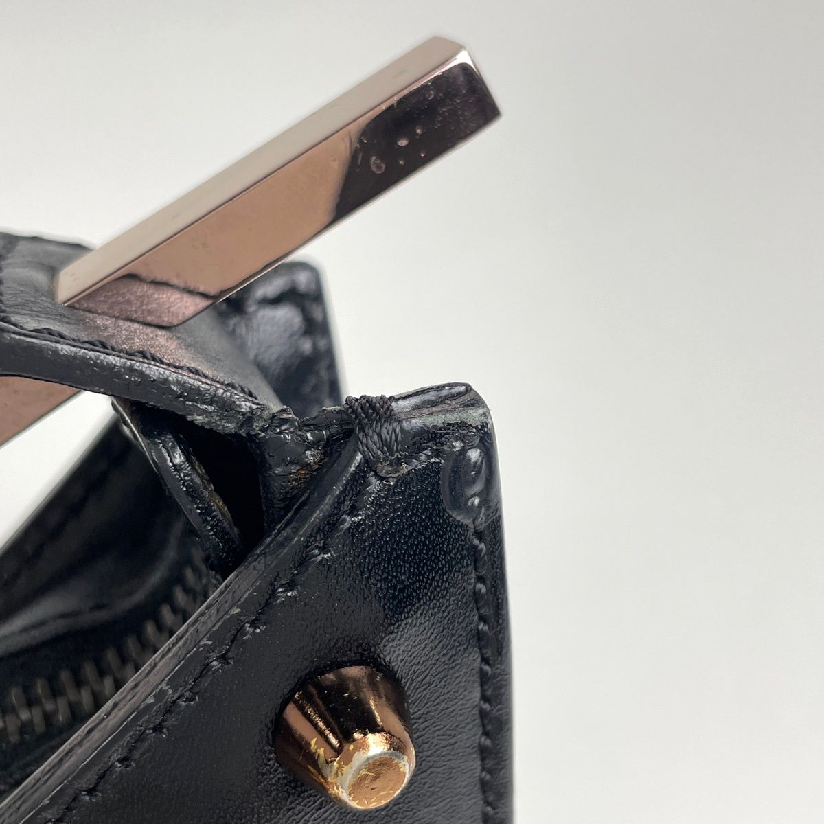Fendi ofpattern Che Shoulder Bag Canvas Brown — view 6