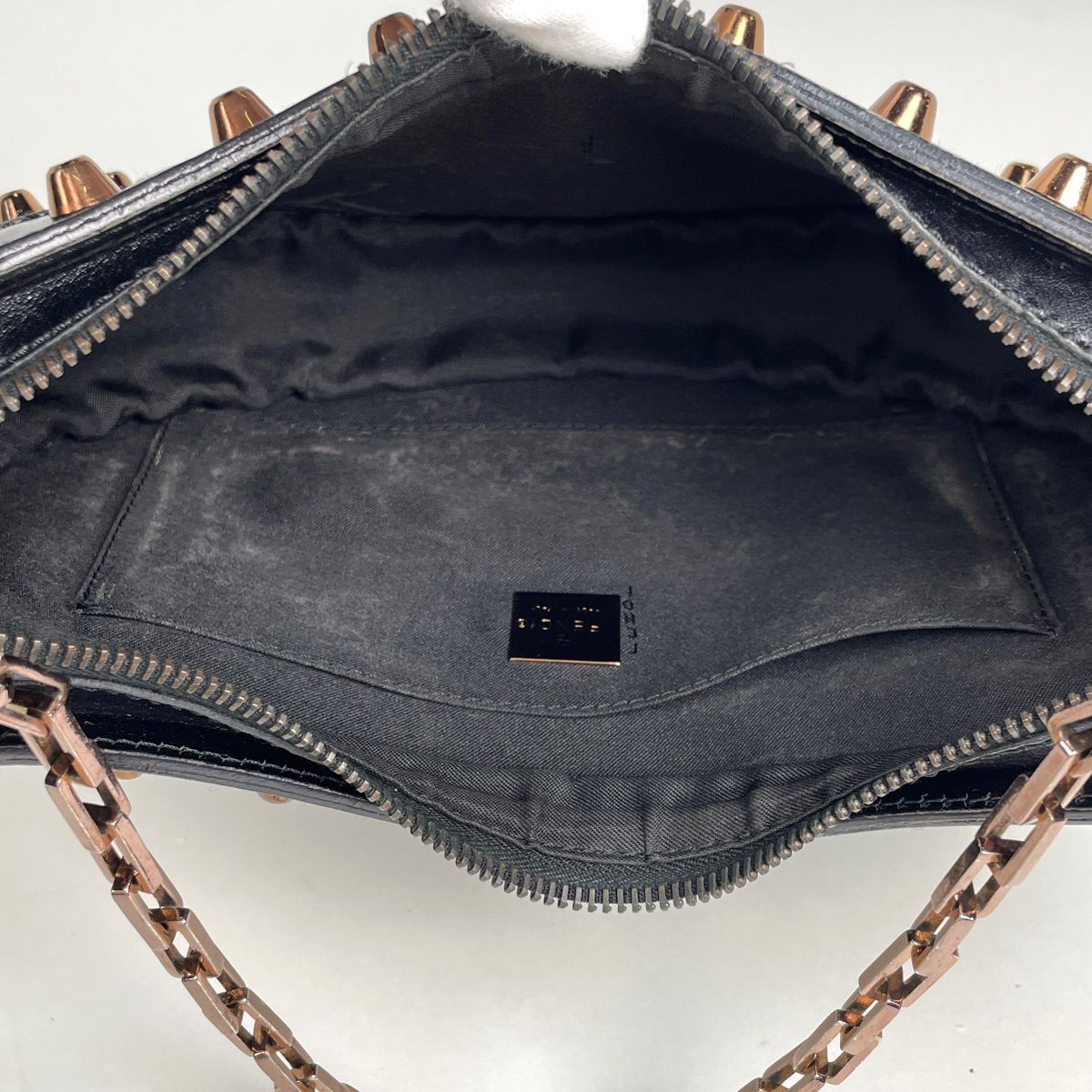 Fendi ofpattern Che Shoulder Bag Canvas Brown — view 8
