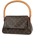 Louis Vuitton Mini Looping Shoulder Bag Monogram Brown