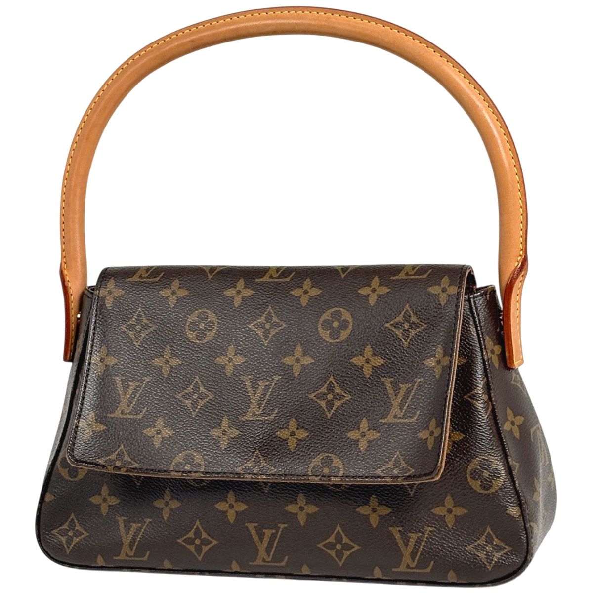Louis Vuitton Mini Looping Shoulder Bag Monogram Brown