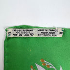 Hermes Carre 90 Costumes Des Departements Scarf Silk Green Multicolor — view 2