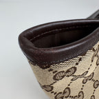 Gucci GG Pattern Tote Canvas Beige Brown — view 7