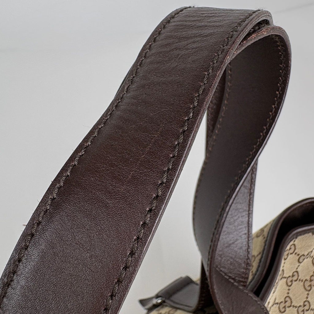 Gucci GG Pattern Tote Canvas Beige Brown — view 8