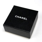 Chanel CC Logo Line Earrings Tale Silver — view 6