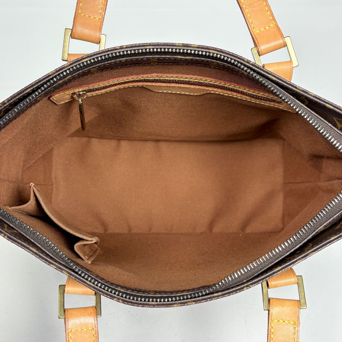 Louis Vuitton Cabas Piano Shoulder Bag Tote Monogram Brown — view 7