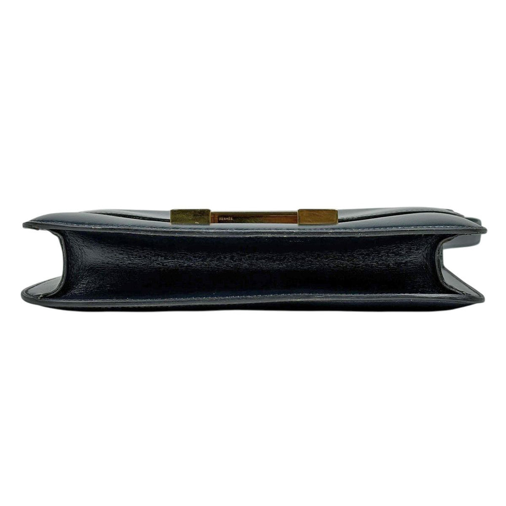 Hermes Constance 23 2-Way Shoulder Bag Box Calf Navy — view 5