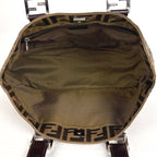 Fendi Tote Canvas Brown — view 8