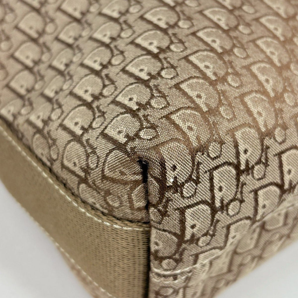 Dior o-le Tobta Pattern Shoulder Bag Canvas Brown — view 3