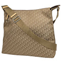Dior o-le Tobta Pattern Shoulder Bag Canvas Brown