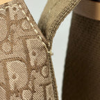 Dior o-le Tobta Pattern Shoulder Bag Canvas Brown — view 4