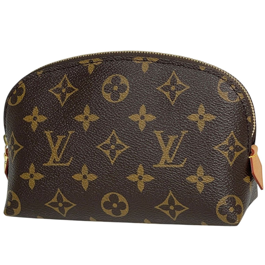 Louis Vuitton Pochette Makeup Pouch Monogram Brown