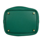 Hermes Picotin Lock PM Handbag Taurillon Clemence Vert — view 5